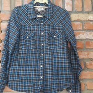 Pearl snap button down